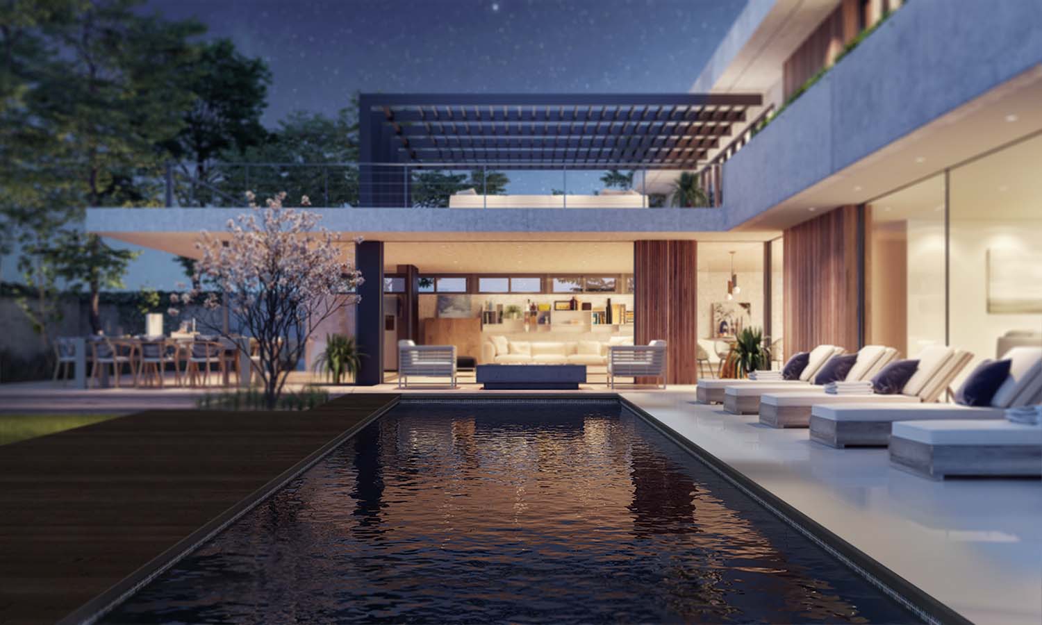 Modern In-Ground Pool