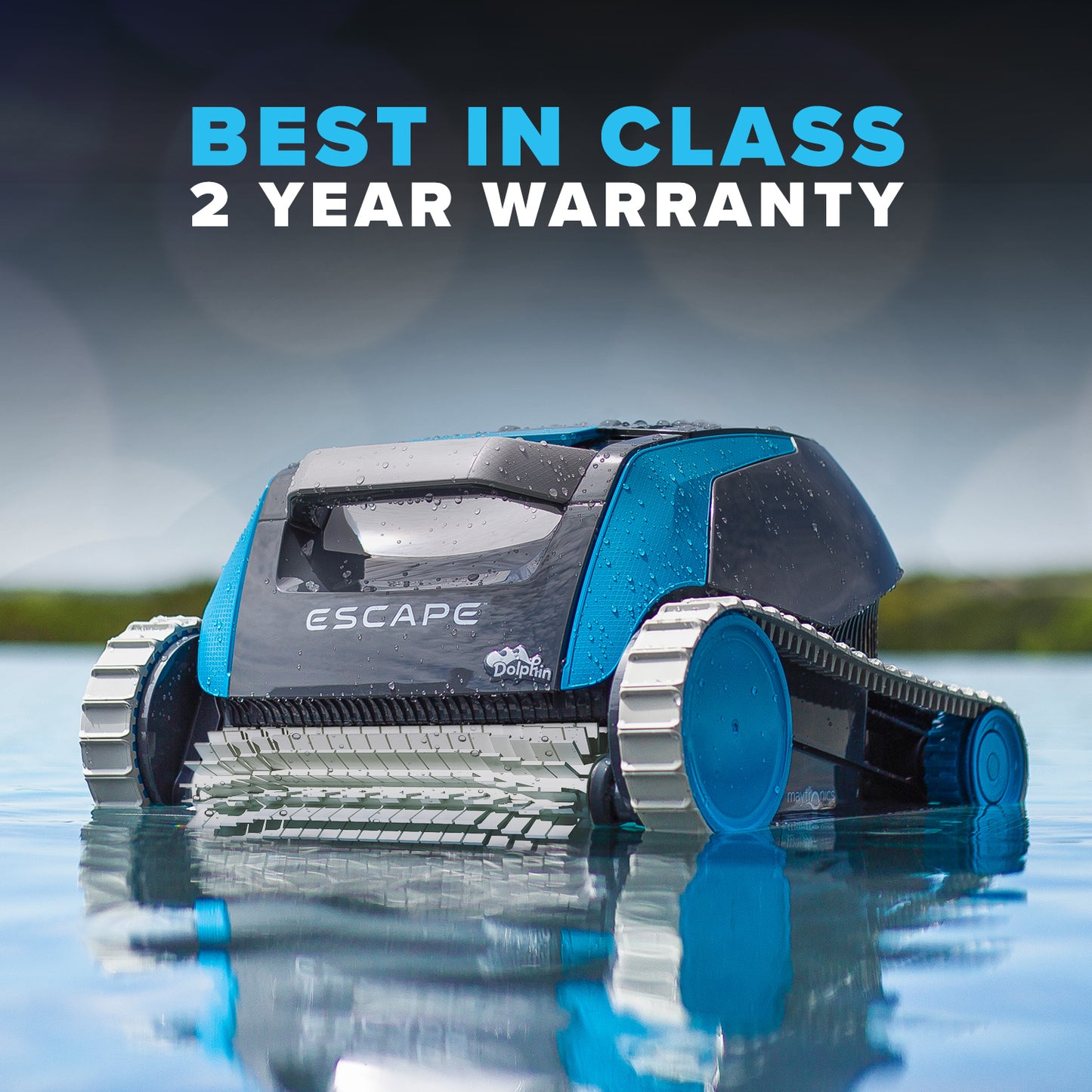 Dolphin Escape Robotic Above Ground Pool Cleaner - Refurbished