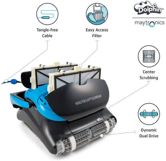 Dolphin Nautilus CC Supreme Robotic Pool Cleaner