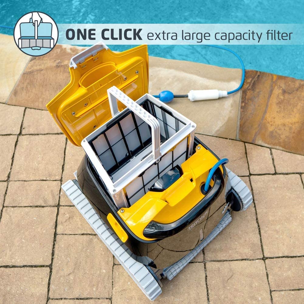Dolphin Triton PS Robotic Pool Cleaner with Extra-Large Filter Basket