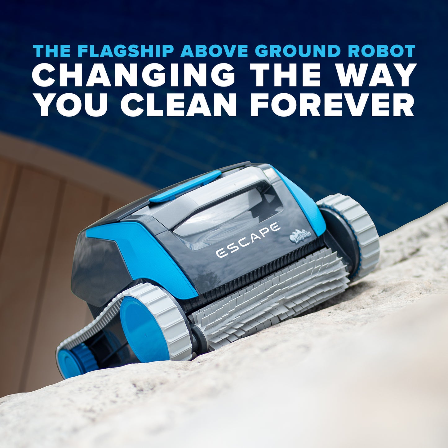 Dolphin Escape Robotic Above Ground Pool Cleaner - Open Box