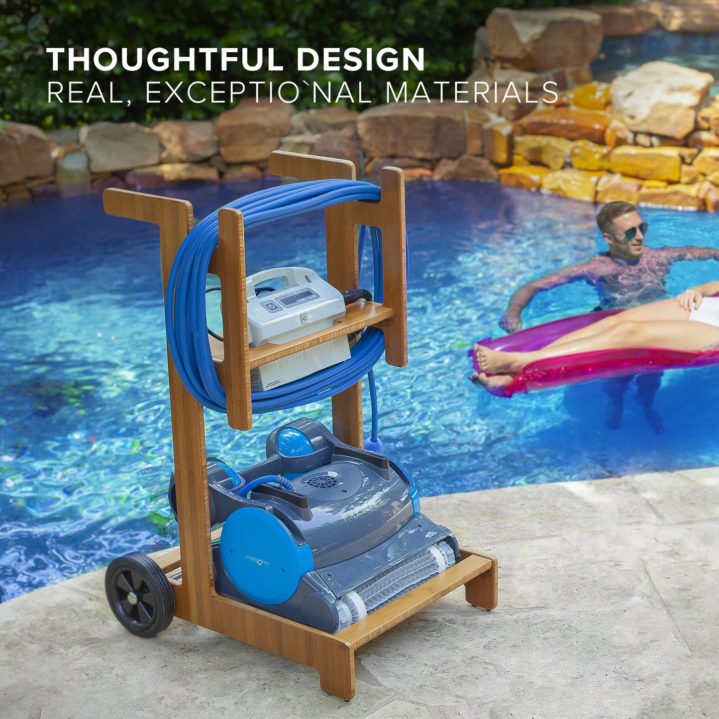 Terra Premium Caddy for Dolphin Robotic Pool Cleaners - Waterproof & UV Resistant