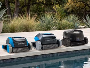 Robotic pool cleaner for above-ground pools