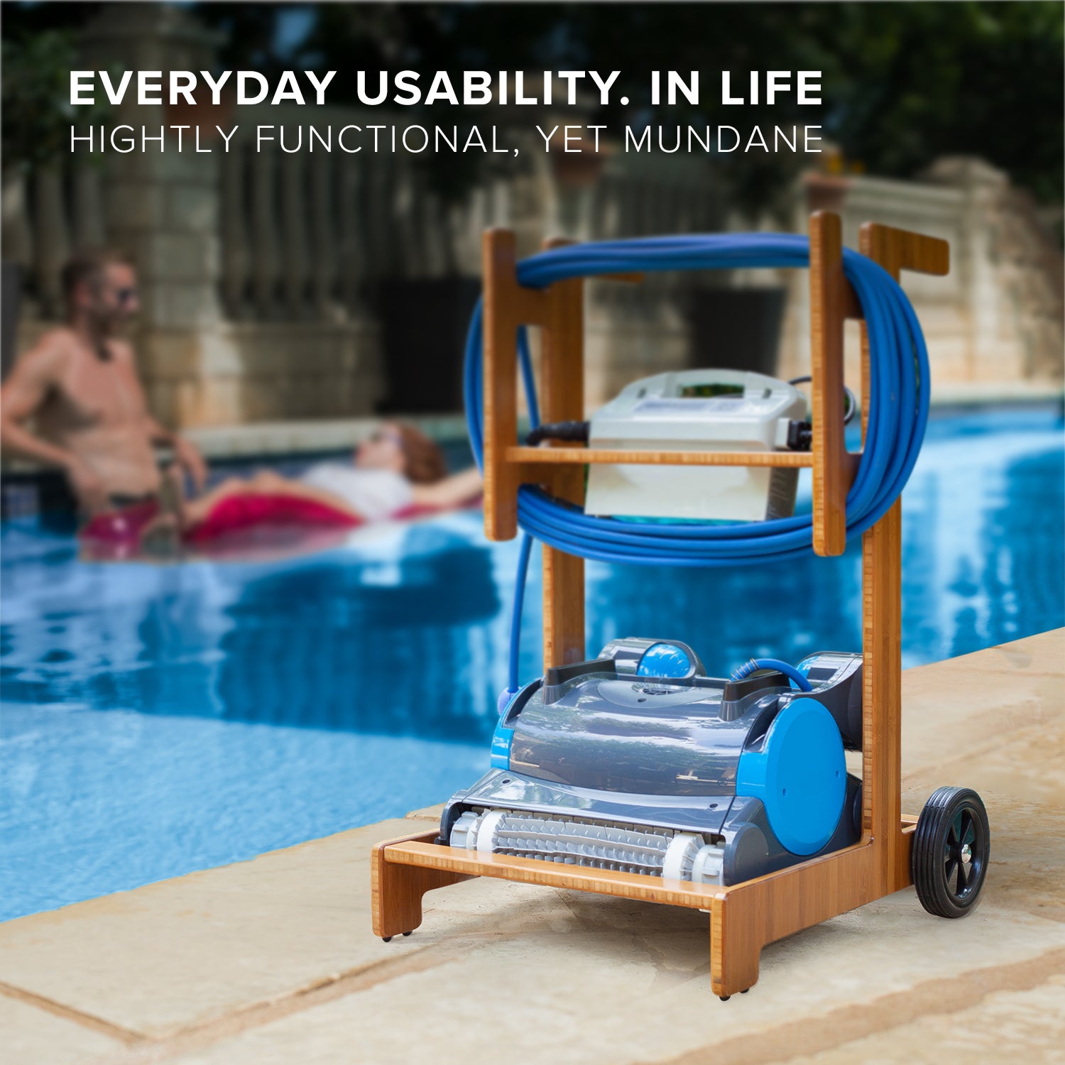 premium terra caddy for dolphin robotic pool cleaners