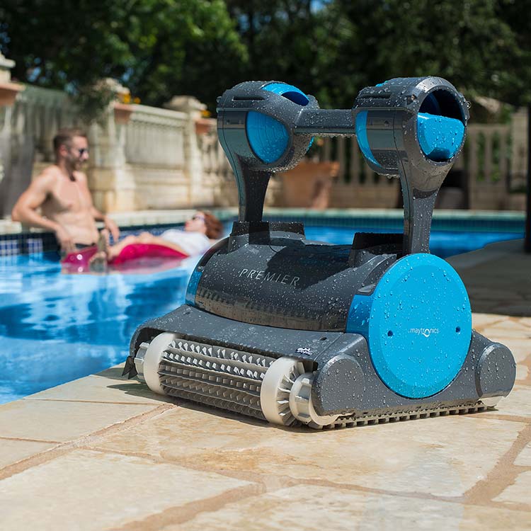 Dolphin Premier Robotic Pool Cleaner with Oversized Leaf Bag
