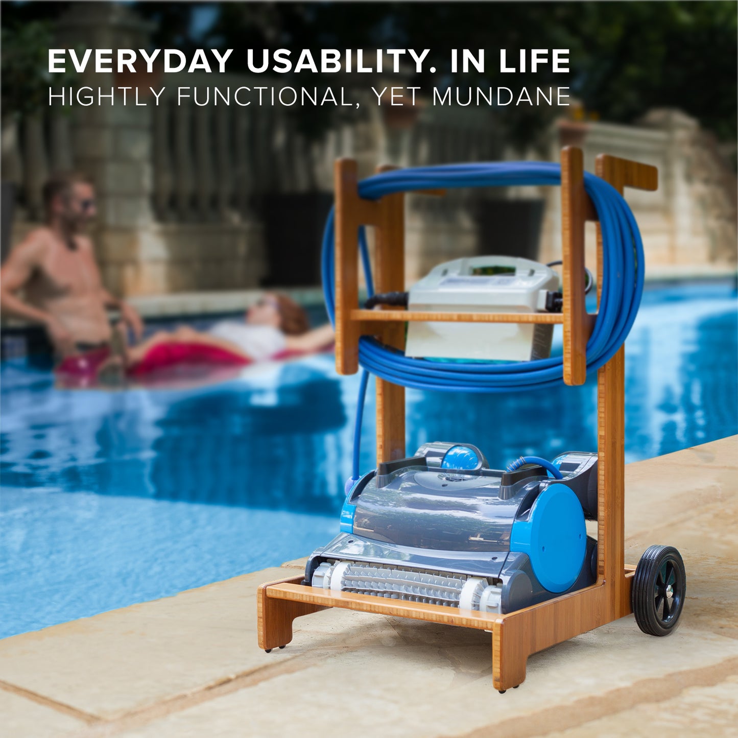 Terra Premium Caddy for Dolphin Robotic Pool Cleaners - Waterproof & UV Resistant